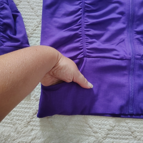 Athleta Ruched Zip-Up Jacket - Picture 5 of 6